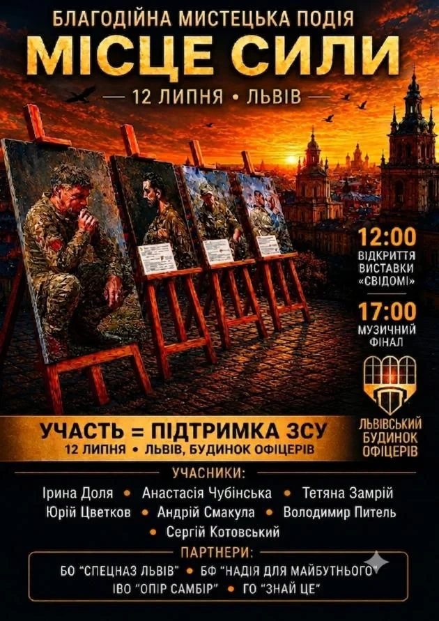 Благодійна мистецька подія «Місце сили»