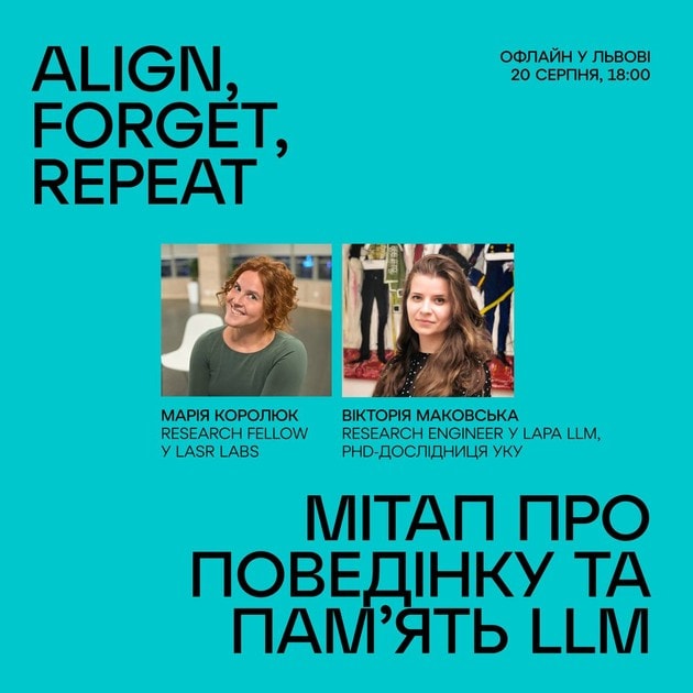 “Align, Forget, Repeat” Meetup
